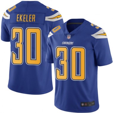 Los Angeles Chargers NFL Football Austin Ekeler Electric Blue Jersey Men Limited 30 Rush Vapor Untouchable